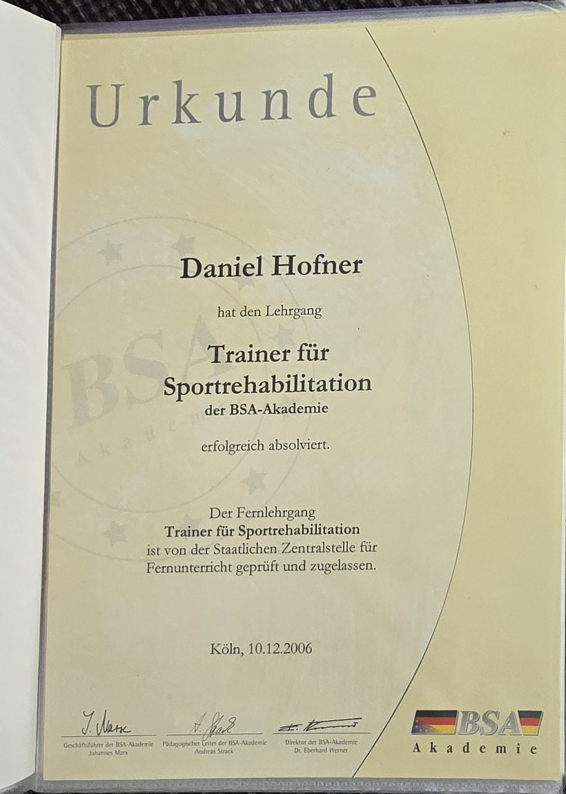 Trainer for sports rehabilitation